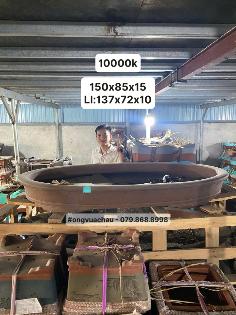 CHẬU TÀU OVAL BIGSIZE 150X85X15CM