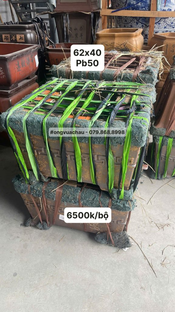 BỘ CHẬU TÀU VUÔNG HÀNG KỸ - LIÊN HỆ