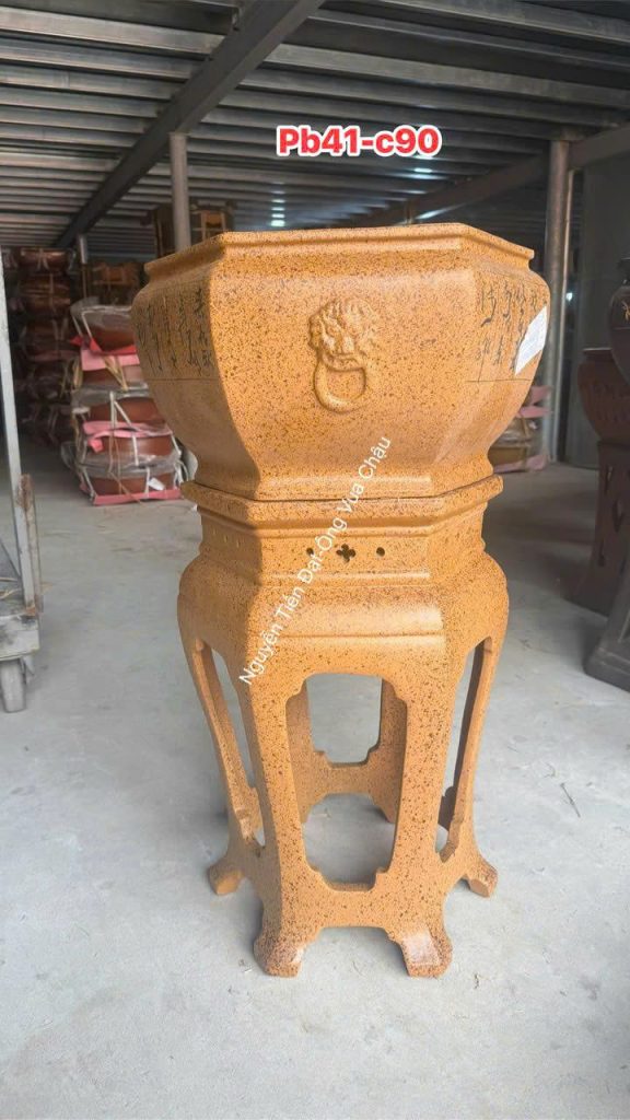 Bộ chậu lục kèm chân đôn 41x80cm