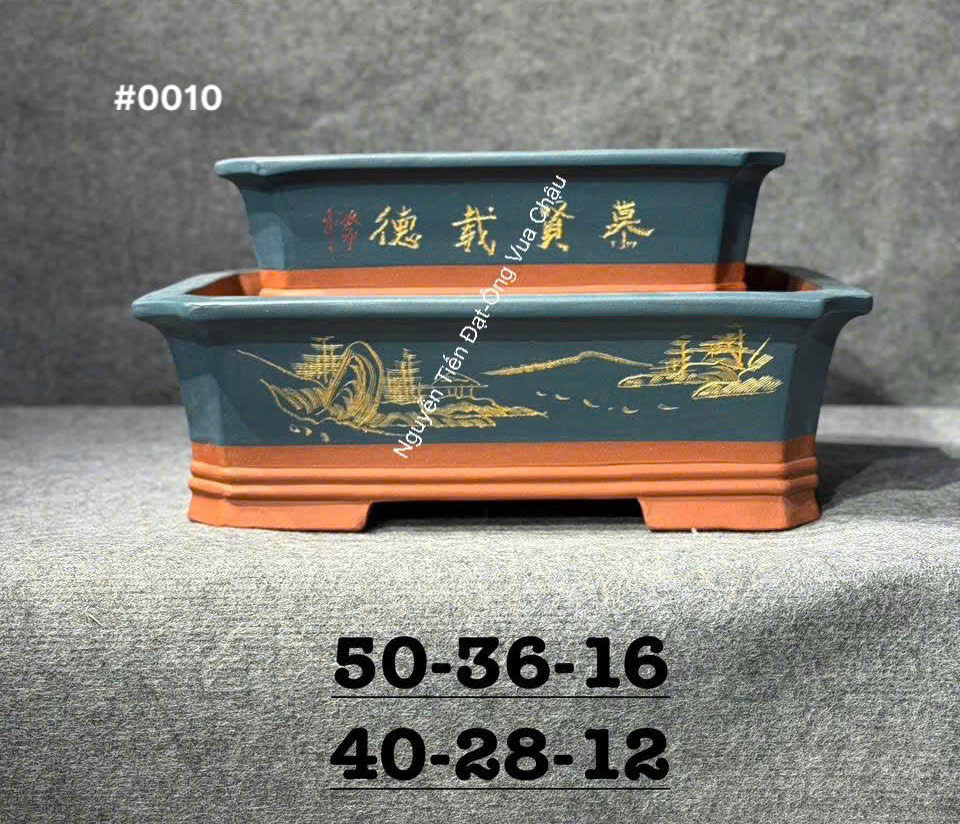 Bộ đôi chữ nhật khuyết góc 50x36, 40x28cm